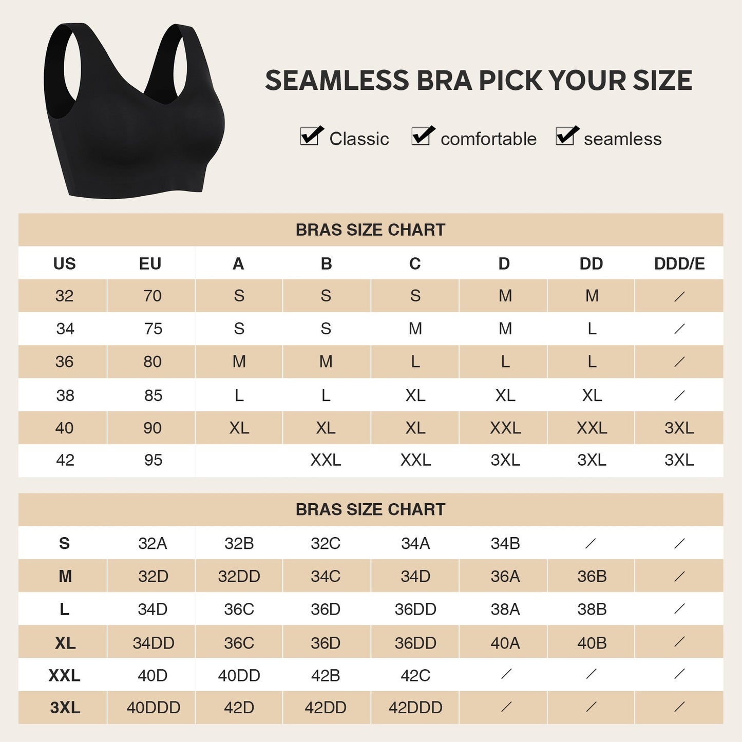 Classic Seamless Bra